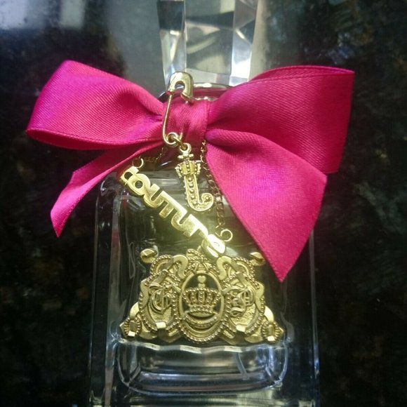 Viva La Juicy EMPTY BOTTLE 3.4 Oz w/BOX Bow Charms - Picture 2 of 3